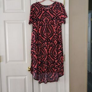 42Pops high low tunic dress Sz L EUC